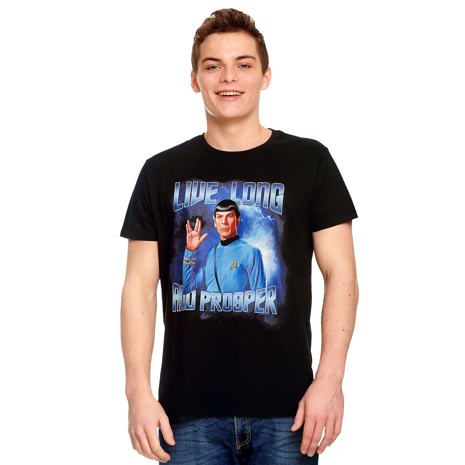 Image produit Star Trek - Spock Live Long and Prosper T-Shirt noir