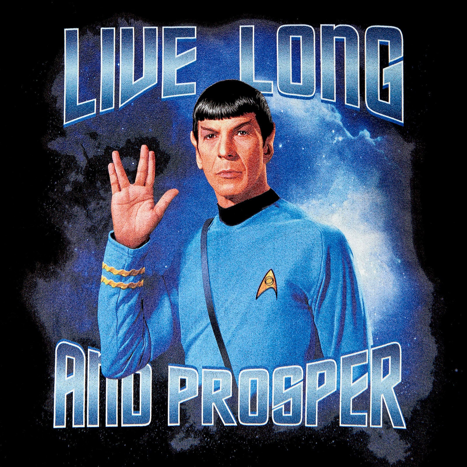 Image produit Star Trek - Spock Live Long and Prosper T-Shirt noir