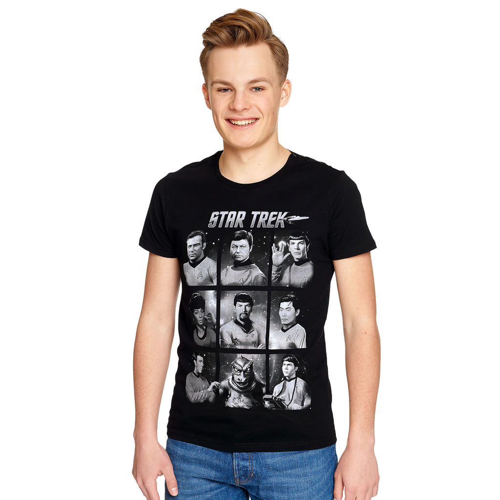 Image produit Star Trek - T-shirt Personnages noir