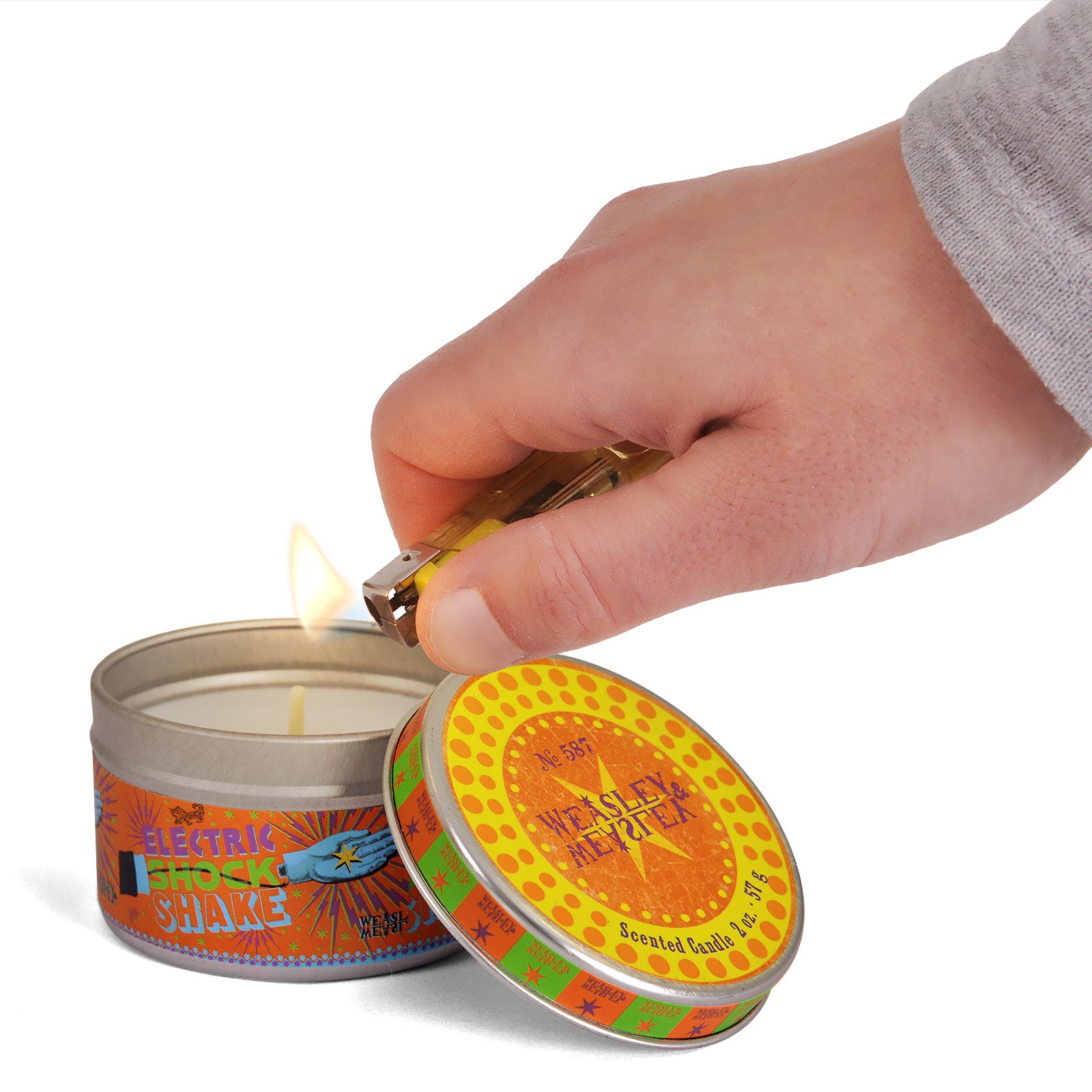 Image produit Bougies parfumées Weasleys' Wizard Wheezes Cannelle - Harry Potter