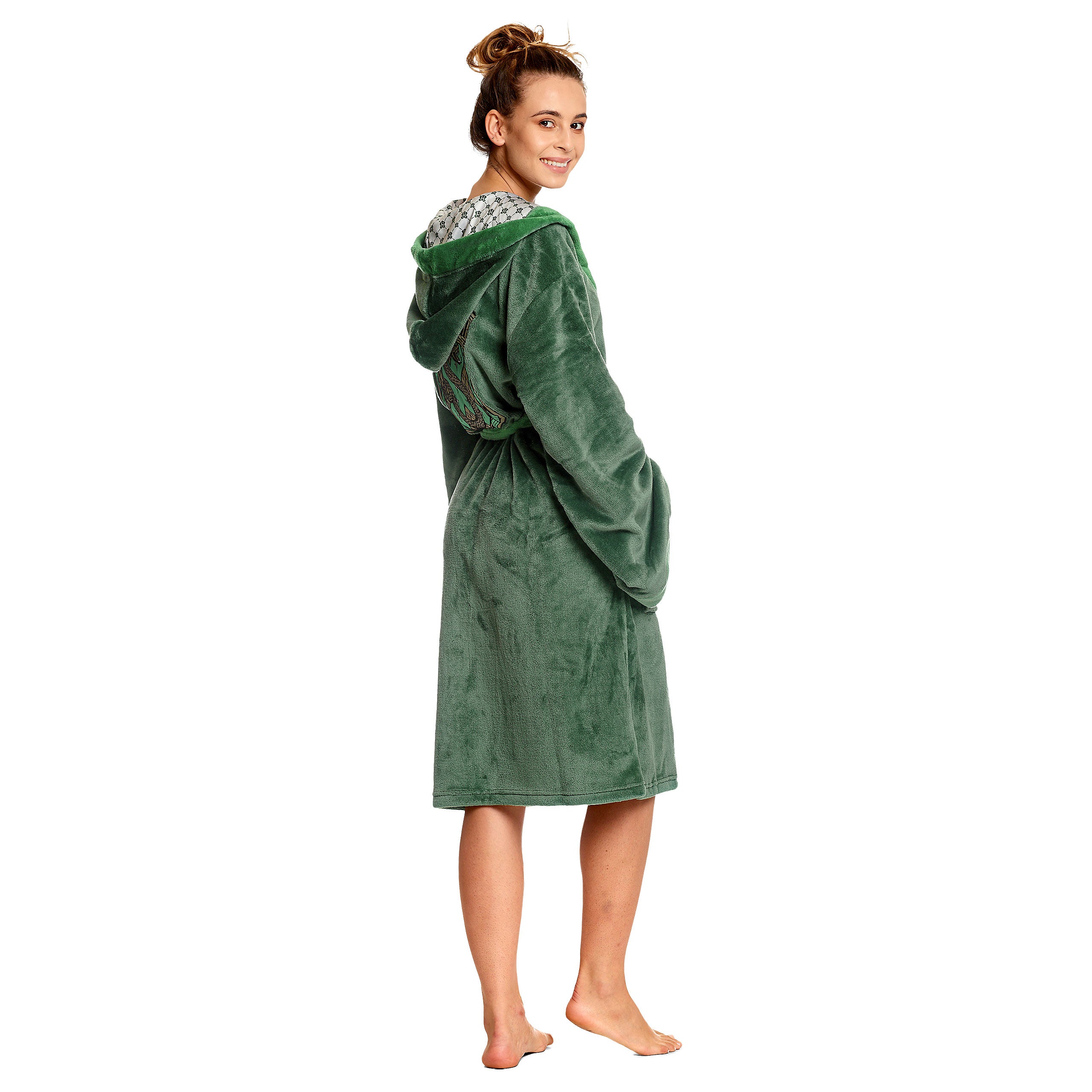 Image produit Harry Potter - Peignoir à l'effigie de Slytherin vert