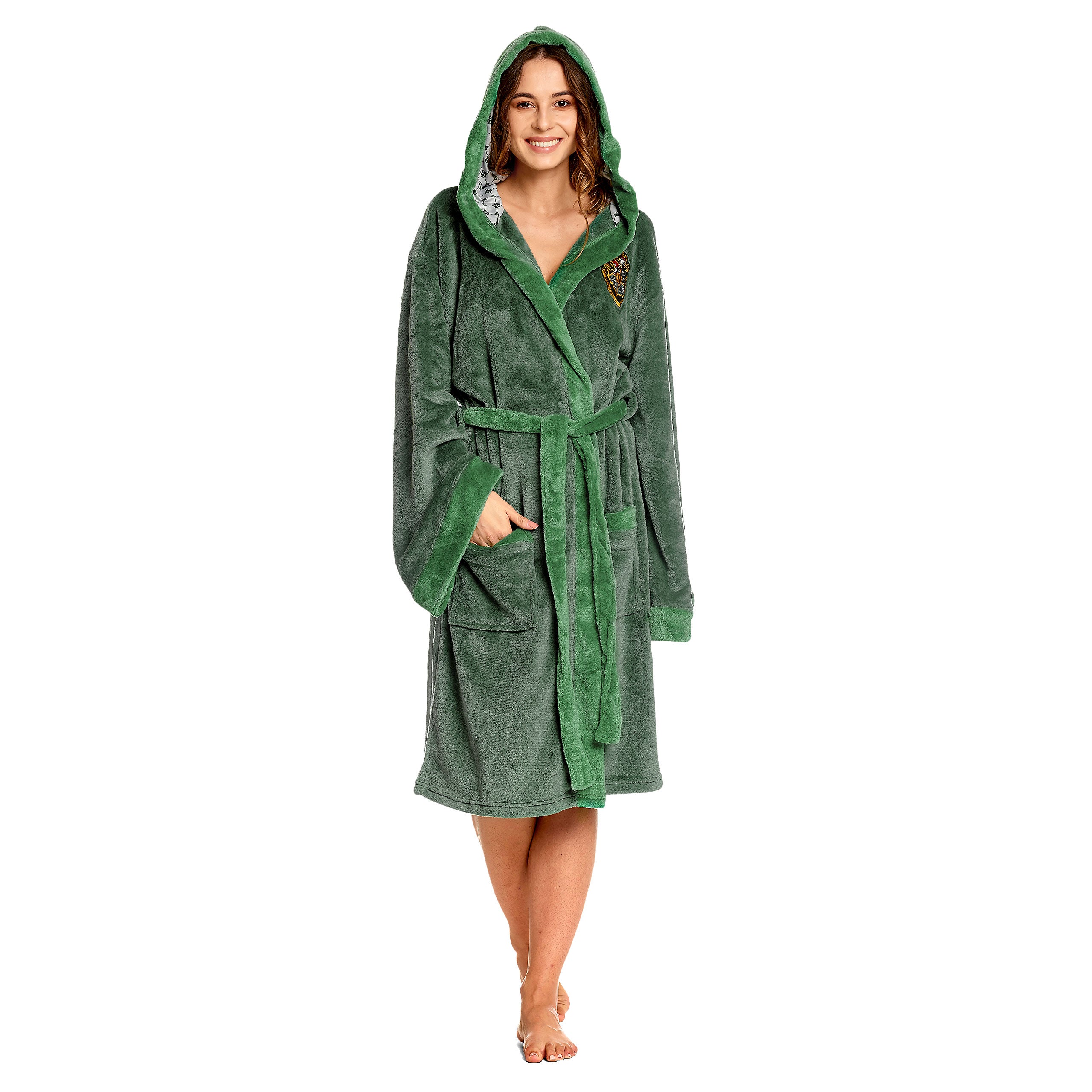 Image produit Harry Potter - Peignoir à l'effigie de Slytherin vert