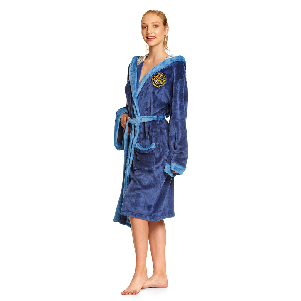 Image produit Harry Potter - Peignoir bleu avec blason de Serdaigle