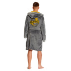 Image produit Harry Potter - Peignoir gris à écusson de Poufsouffle
