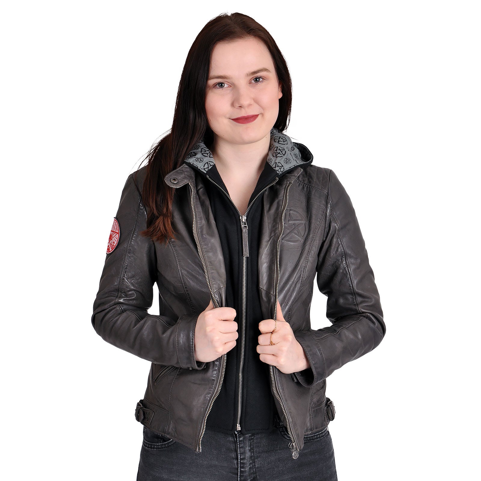 Product image Supernatural - Anti Possession Symbol Leather Jacket Women