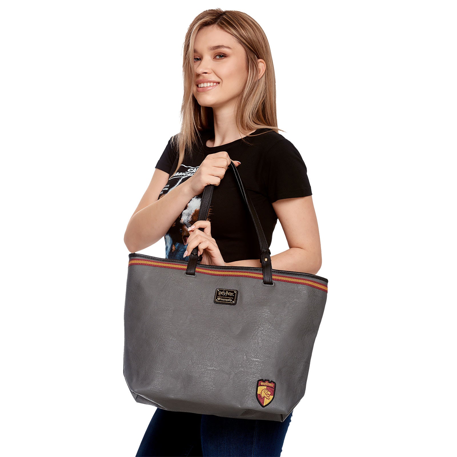 Image produit Harry Potter - Sac Shopper Gryffondor gris
