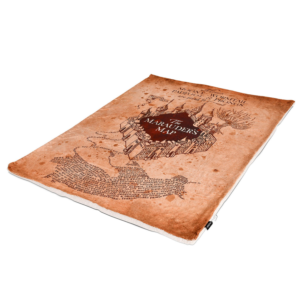 Image produit Harry Potter - Carte du Maraudeur Couverture Moelleuse avec Fourrure Teddy