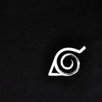Image produit Naruto - T-shirt noir Symbole Konoha