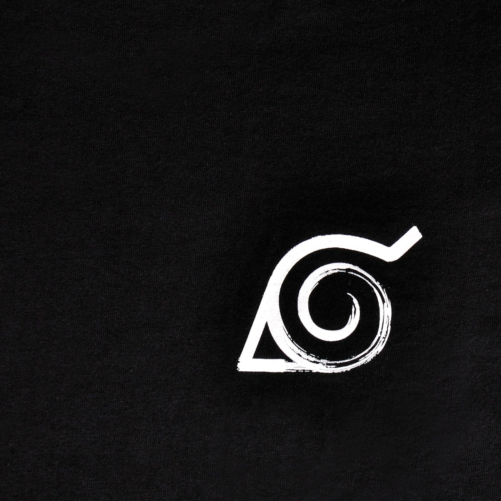 Image produit Naruto - T-shirt noir Symbole Konoha