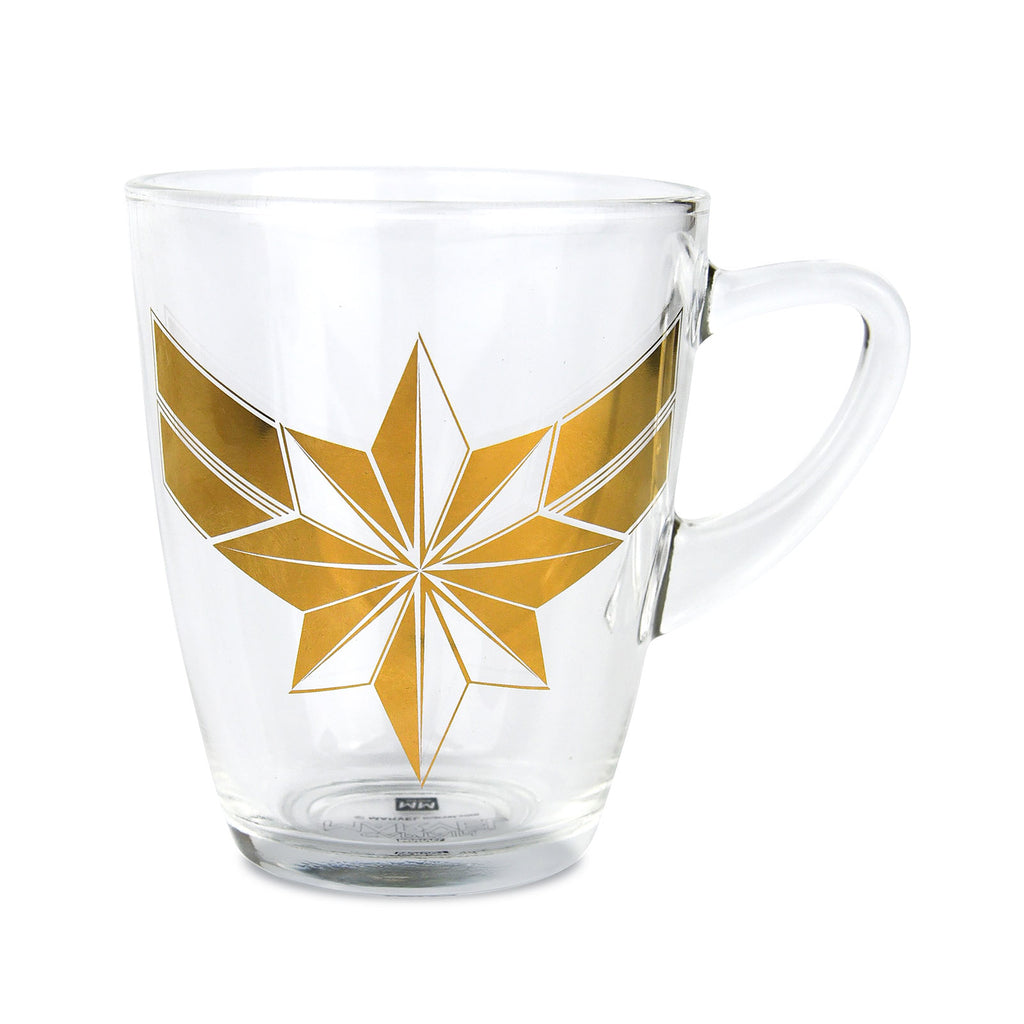 Image produit Captain Marvel - Mug en verre avec logo