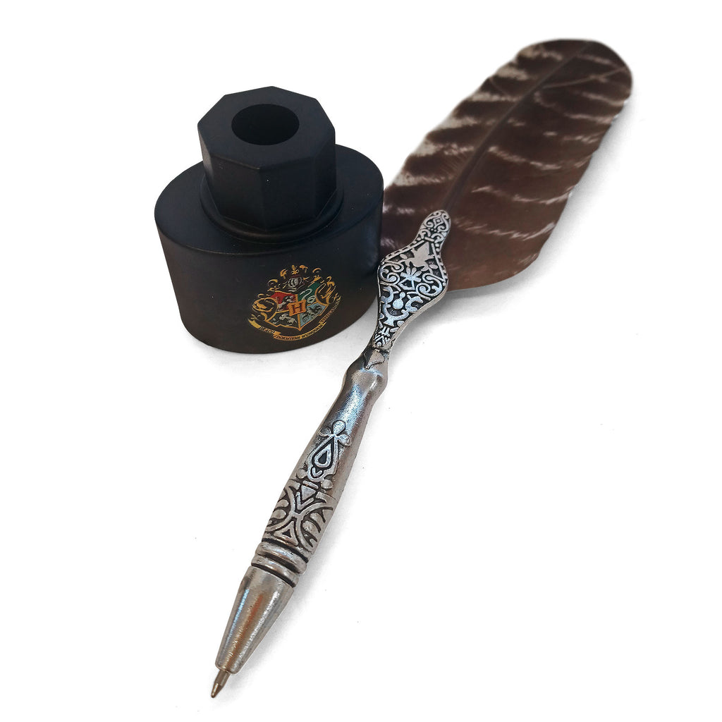 Image produit Harry Potter - Stylo Plume avec Porte-Encrier