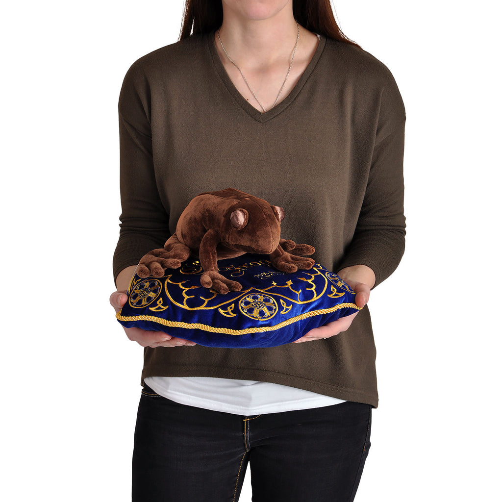 Image produit Harry Potter - Coussin Grenouille en Chocolat avec Figurine en Peluche