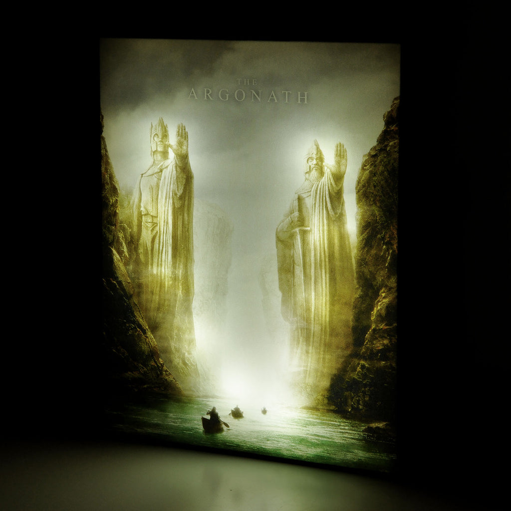 Image produit Le Seigneur des Anneaux - Image murale Argonath avec lumière