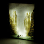Image produit Le Seigneur des Anneaux - Image murale Argonath avec lumière