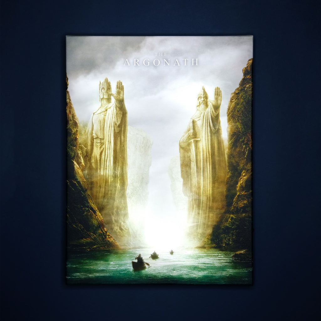 Image produit Le Seigneur des Anneaux - Image murale Argonath avec lumière