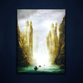 Image produit Le Seigneur des Anneaux - Image murale Argonath avec lumière