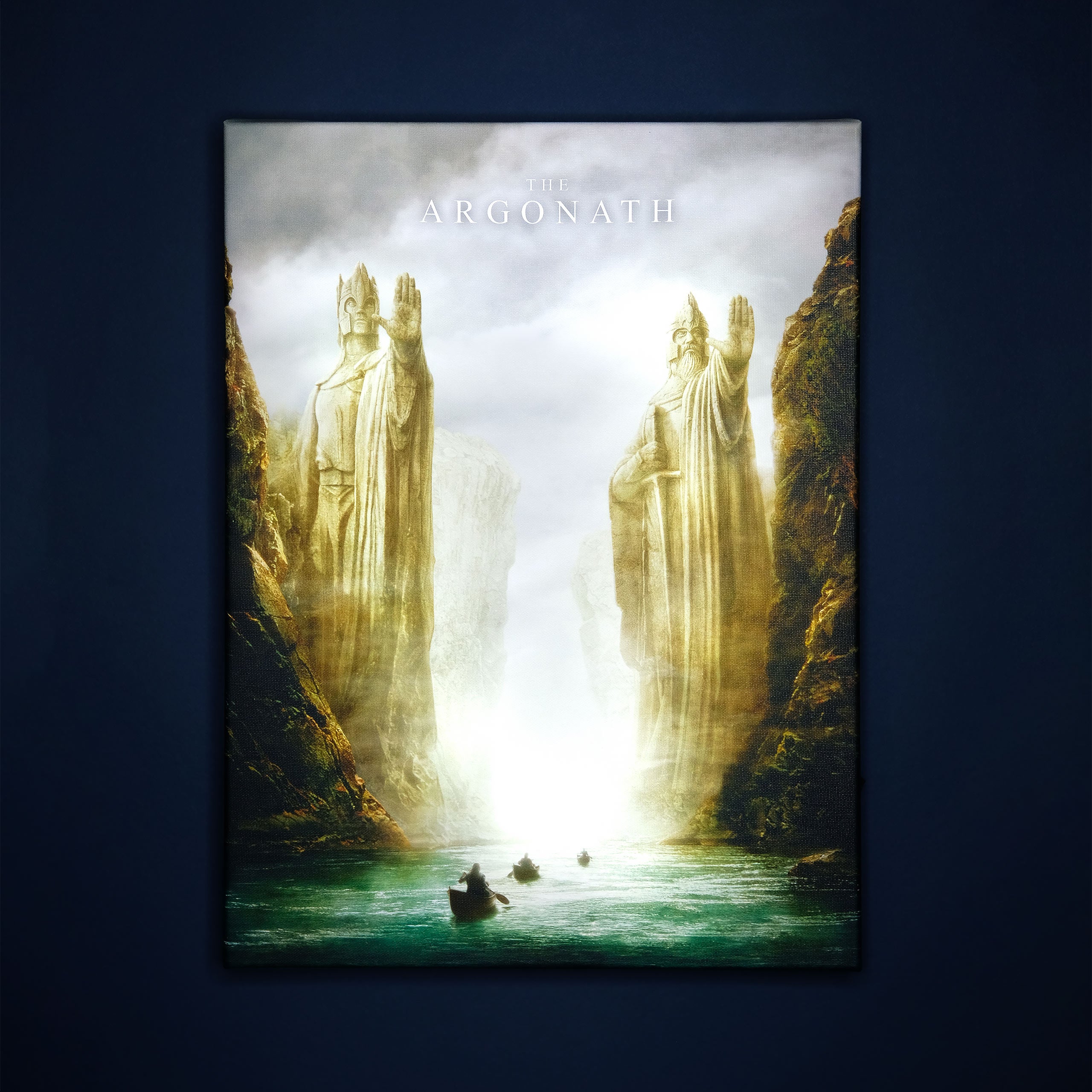 Image produit Le Seigneur des Anneaux - Image murale Argonath avec lumière