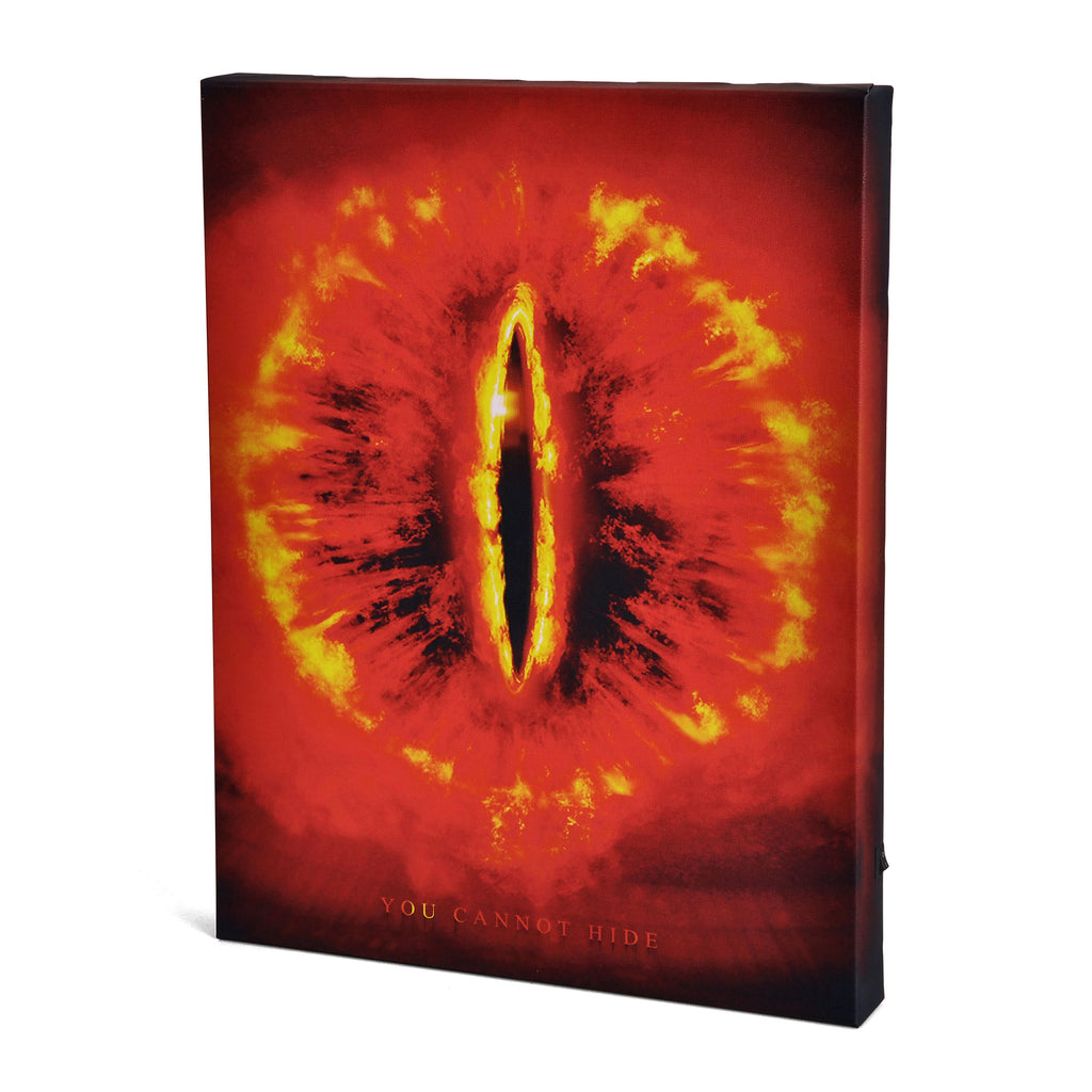 Image produit Le Seigneur des Anneaux - Tableau mural de l'œil de Sauron avec lumière