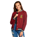 Image produit Harry Potter - Blouson universitaire pour femmes avec blason Gryffondor rouge