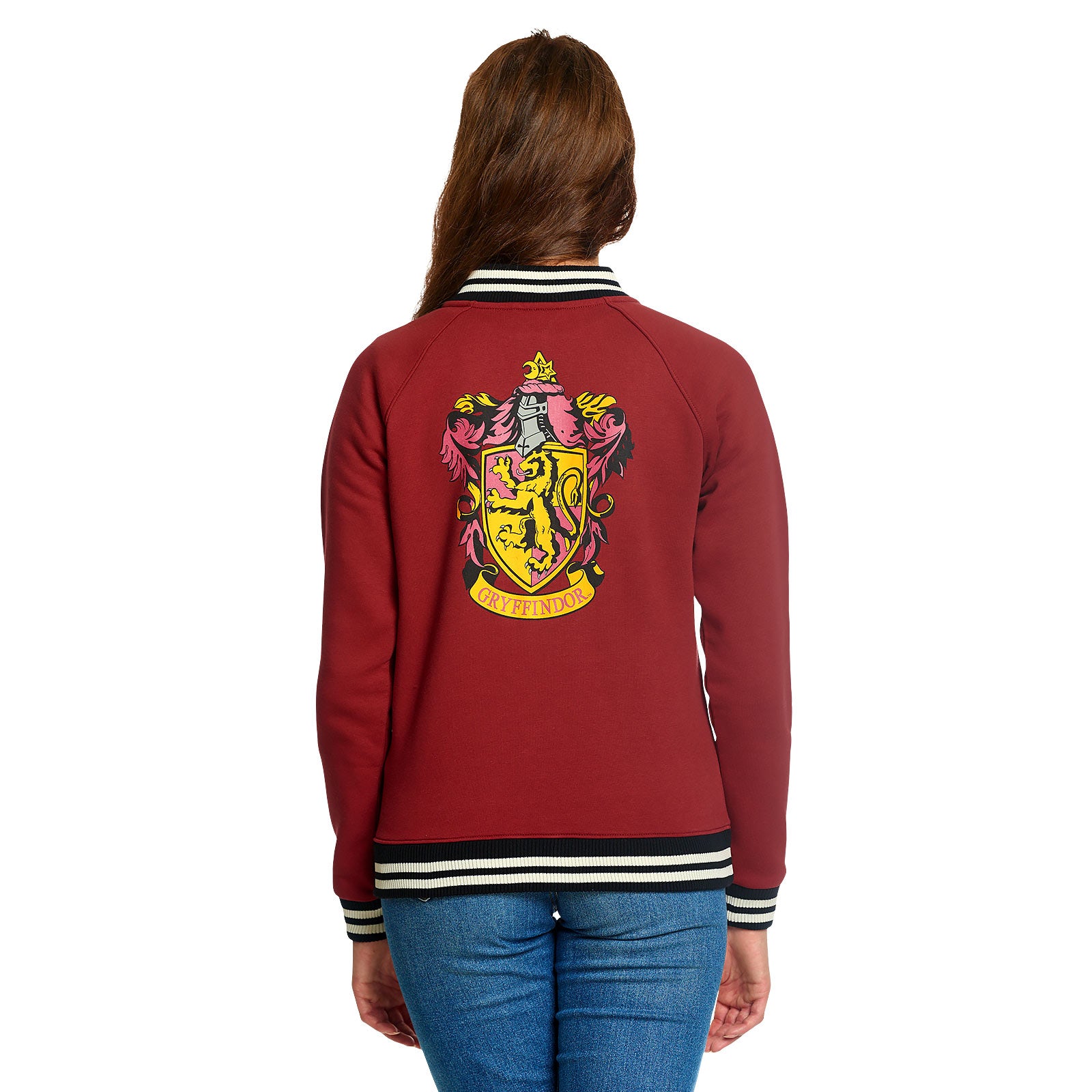 Image produit Harry Potter - Blouson universitaire pour femmes avec blason Gryffondor rouge