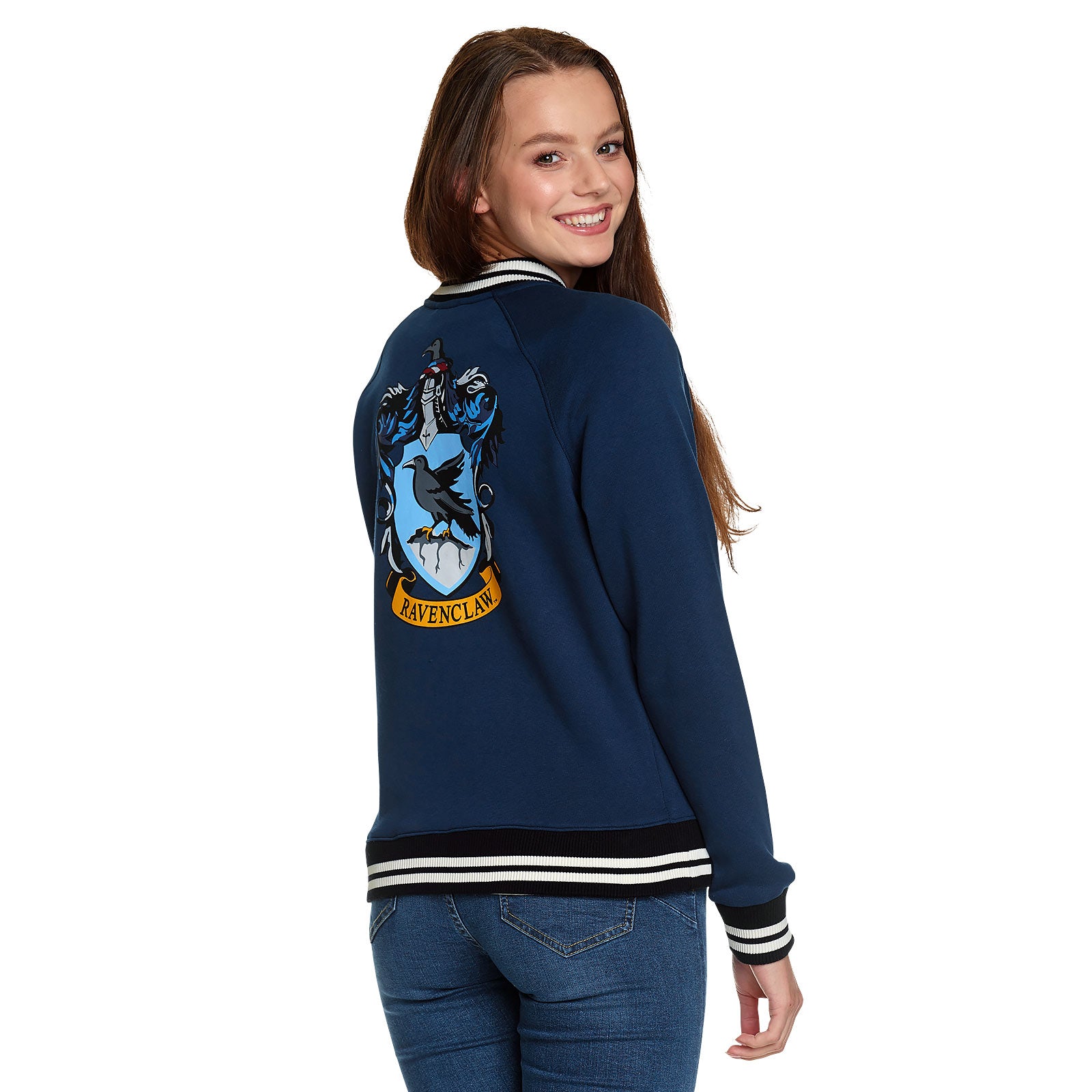 Image produit Harry Potter - Blouson universitaire pour femmes avec blason de Serdaigle bleu