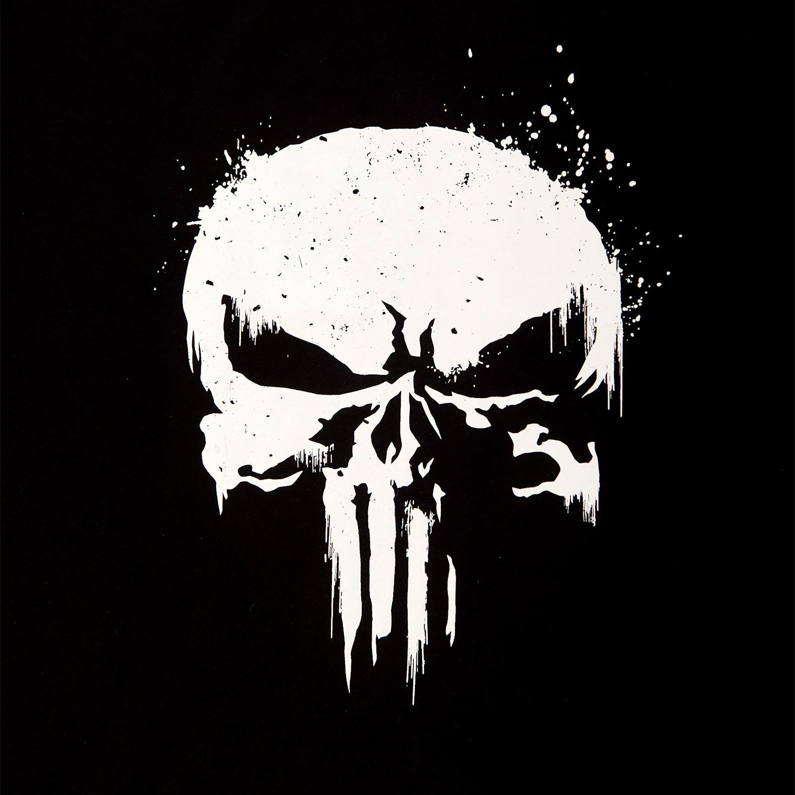 Image produit Punisher - T-shirt logo crâne avec impression sur manche noir