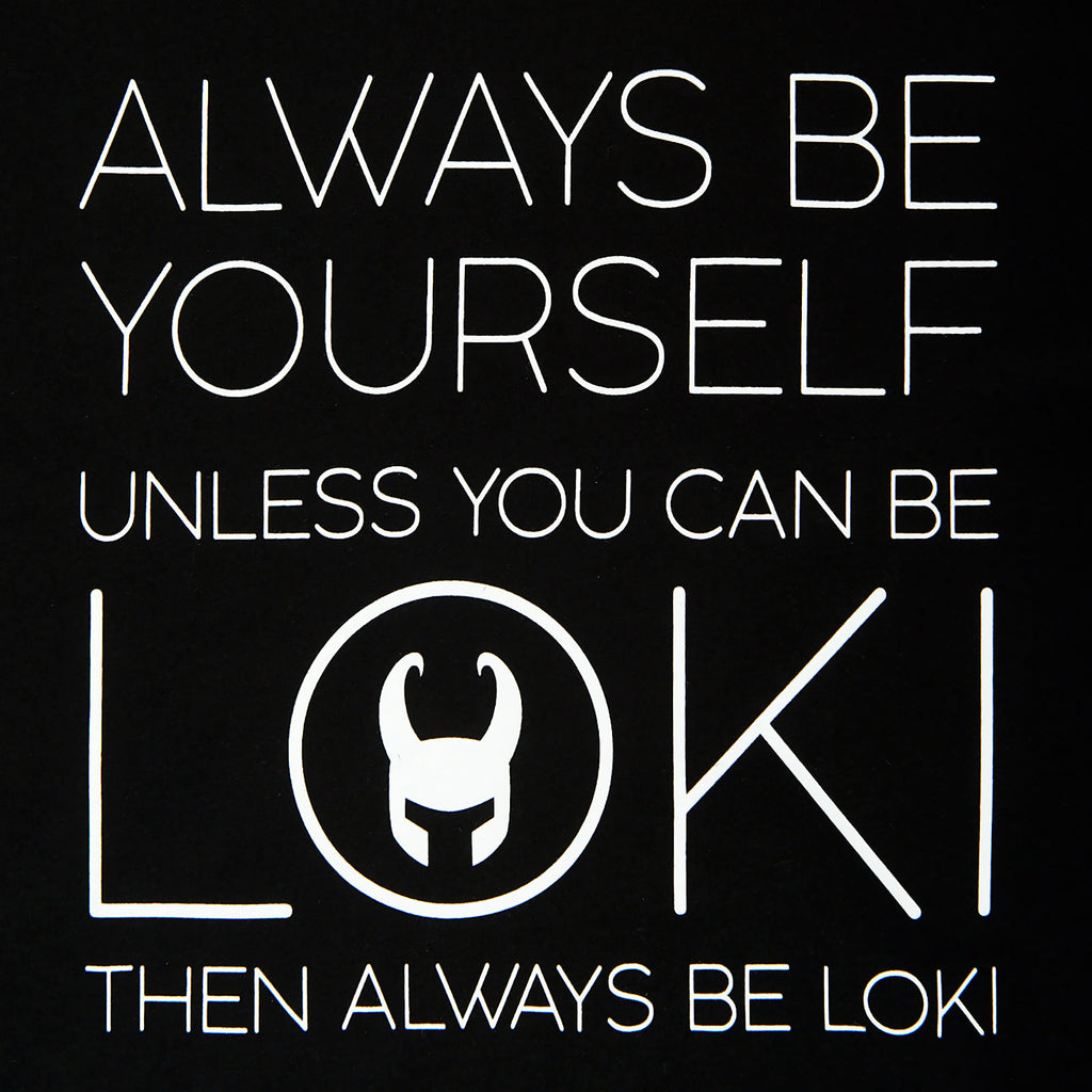 Image produit Loki - Always Be Loki t-shirt noir
