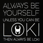 Image produit Loki - Always Be Loki t-shirt noir