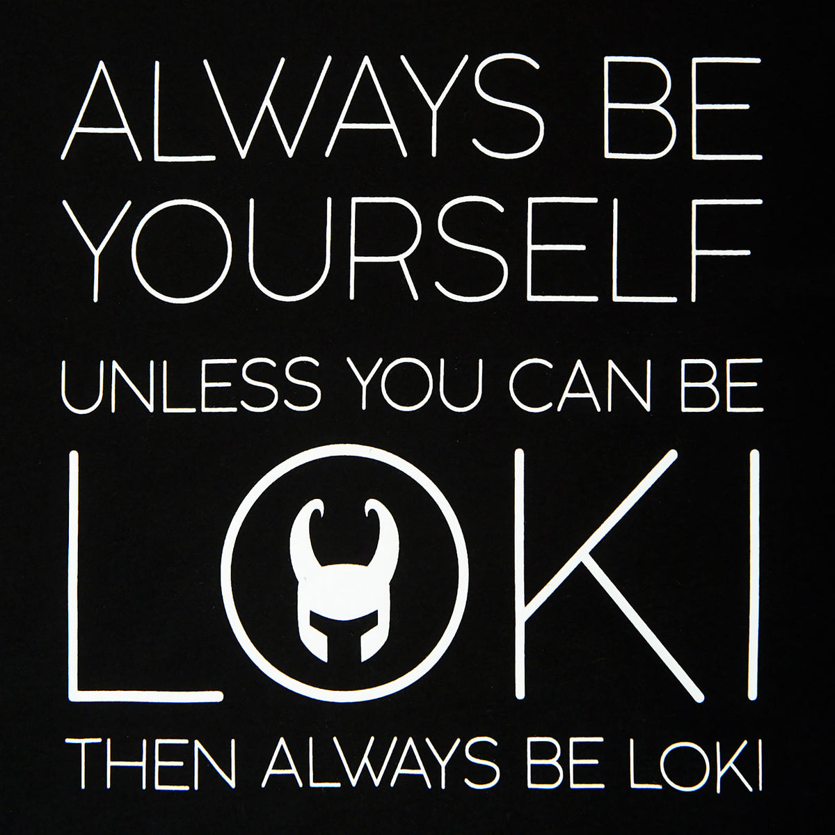 Image produit Loki - Always Be Loki t-shirt noir