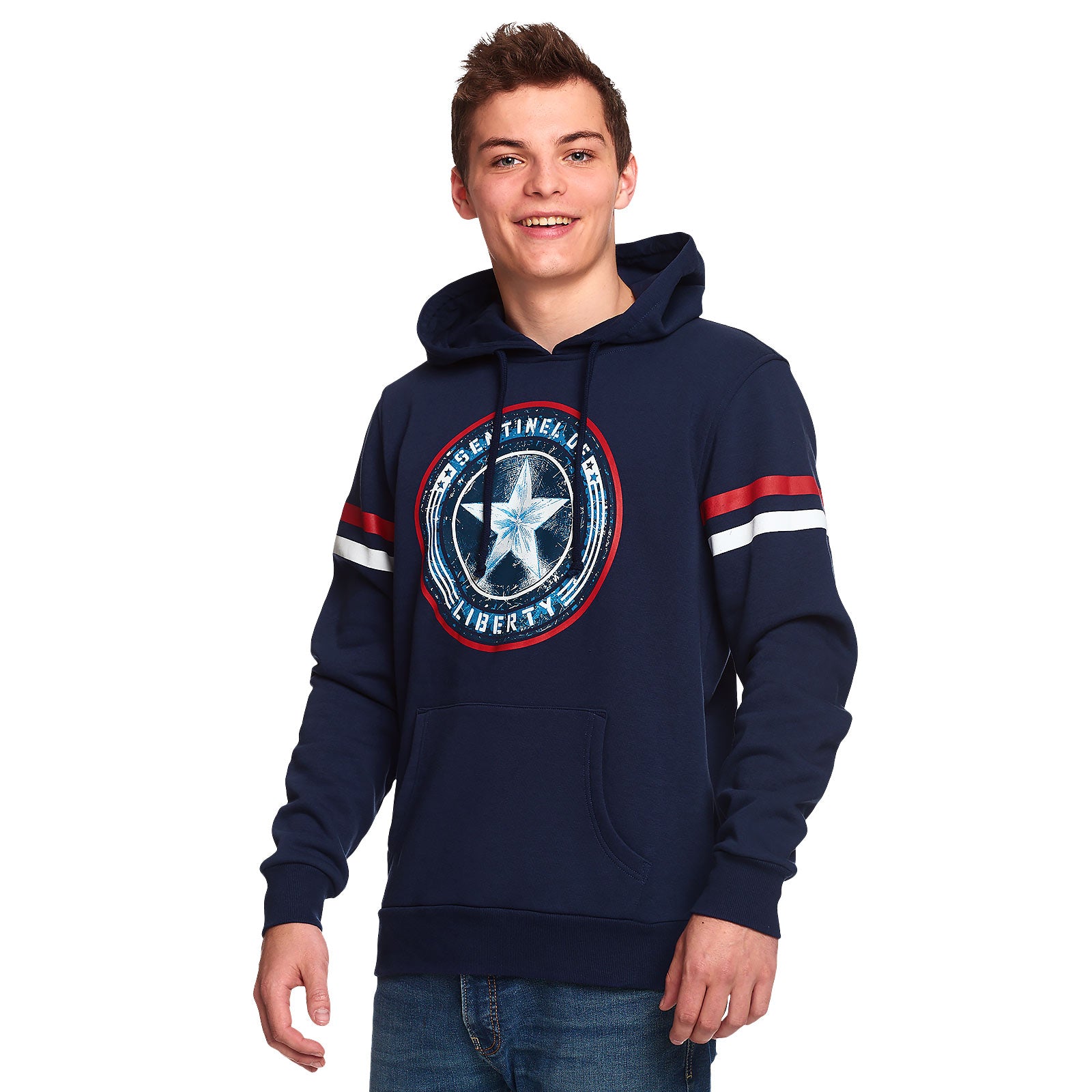 Image produit Captain America - Sweat à capuche Sentinel of Liberty bleu