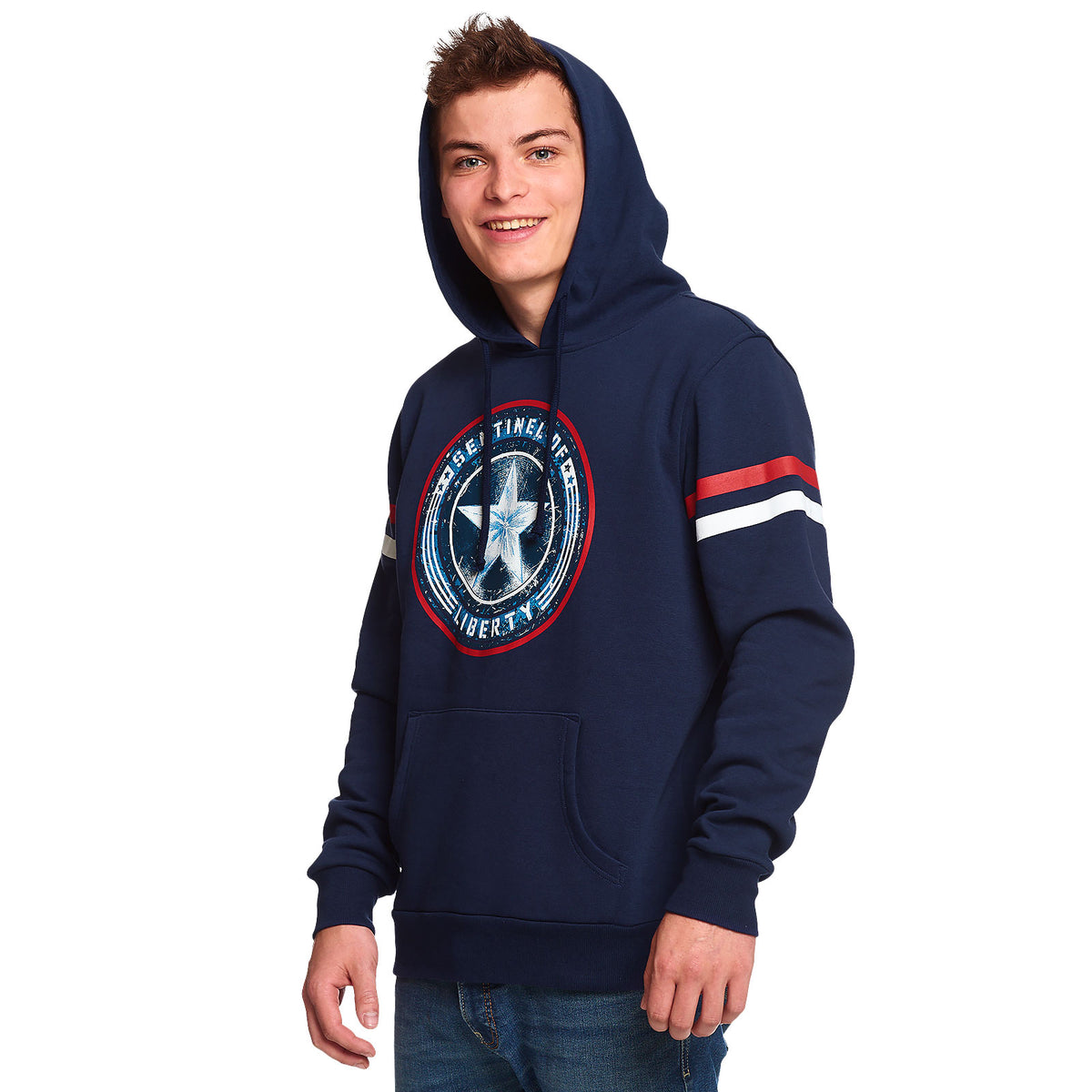 Image produit Captain America - Sweat à capuche Sentinel of Liberty bleu