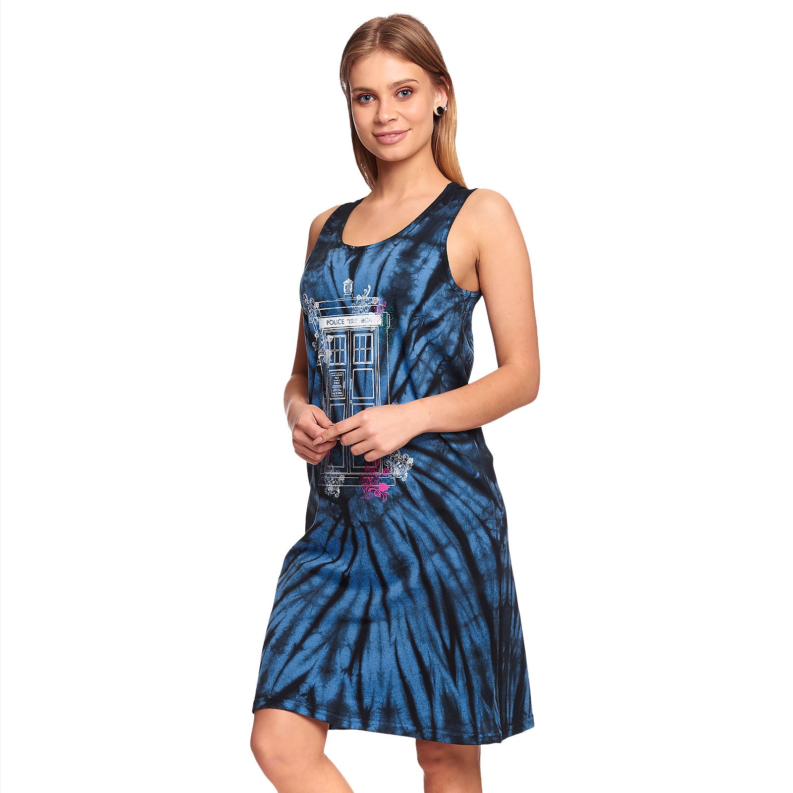 Image produit Doctor Who - Mini robe Batik Floral Tardis
