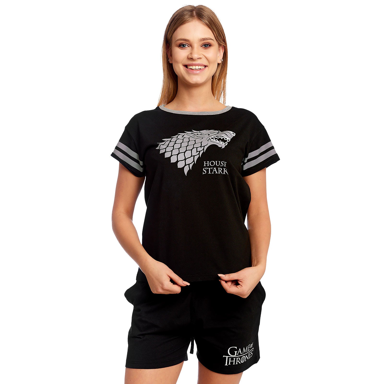 Image produit Game of Thrones - Pyjama court pour femmes avec blason Stark