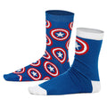 Image produit Captain America - Ensemble de 2 paires de chaussettes avec logo Shield