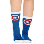 Image produit Captain America - Ensemble de 2 paires de chaussettes avec logo Shield