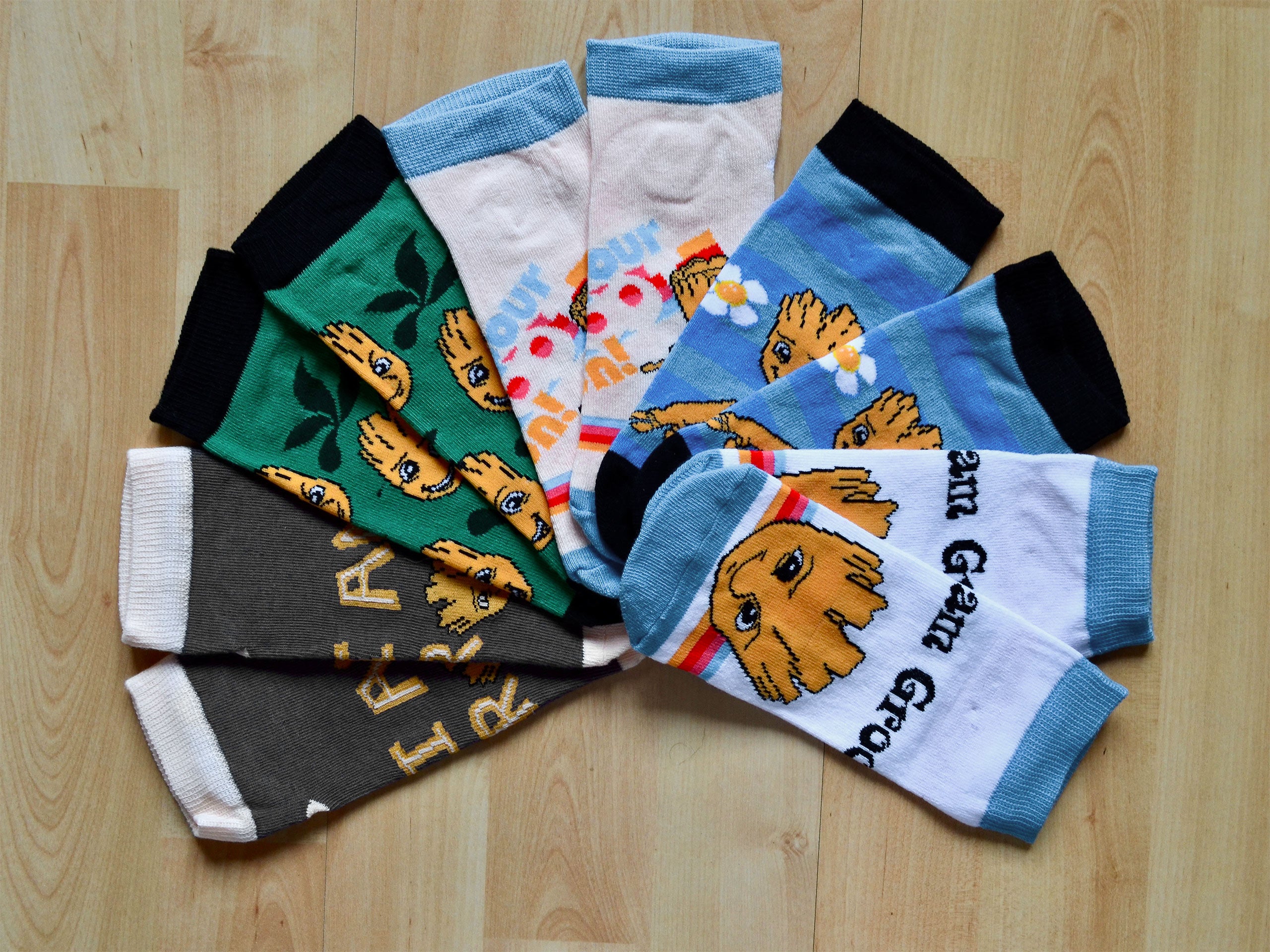 Image produit Gardiens de la Galaxie - Ensemble de 5 chaussettes Baby Groot