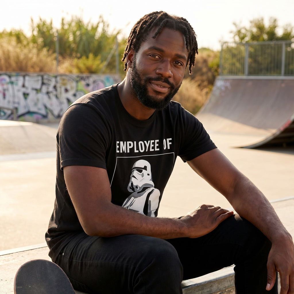 Image produit Star Wars - T-Shirt Stormtrooper Employé du Mois Noir