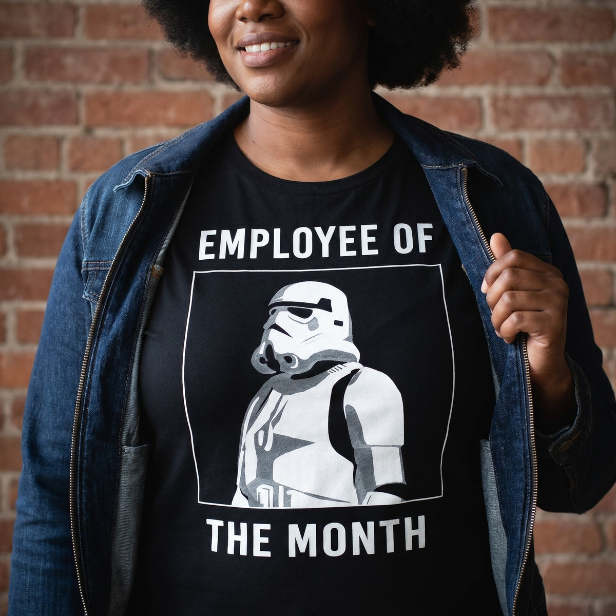 Image produit Star Wars - T-Shirt Stormtrooper Employé du Mois Noir