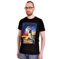 Image produit Retour vers le futur - T-shirt poster Marty McFly noir