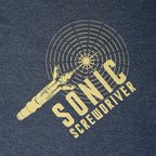 Image produit Doctor Who - T-shirt Sonic Screwdriver bleu