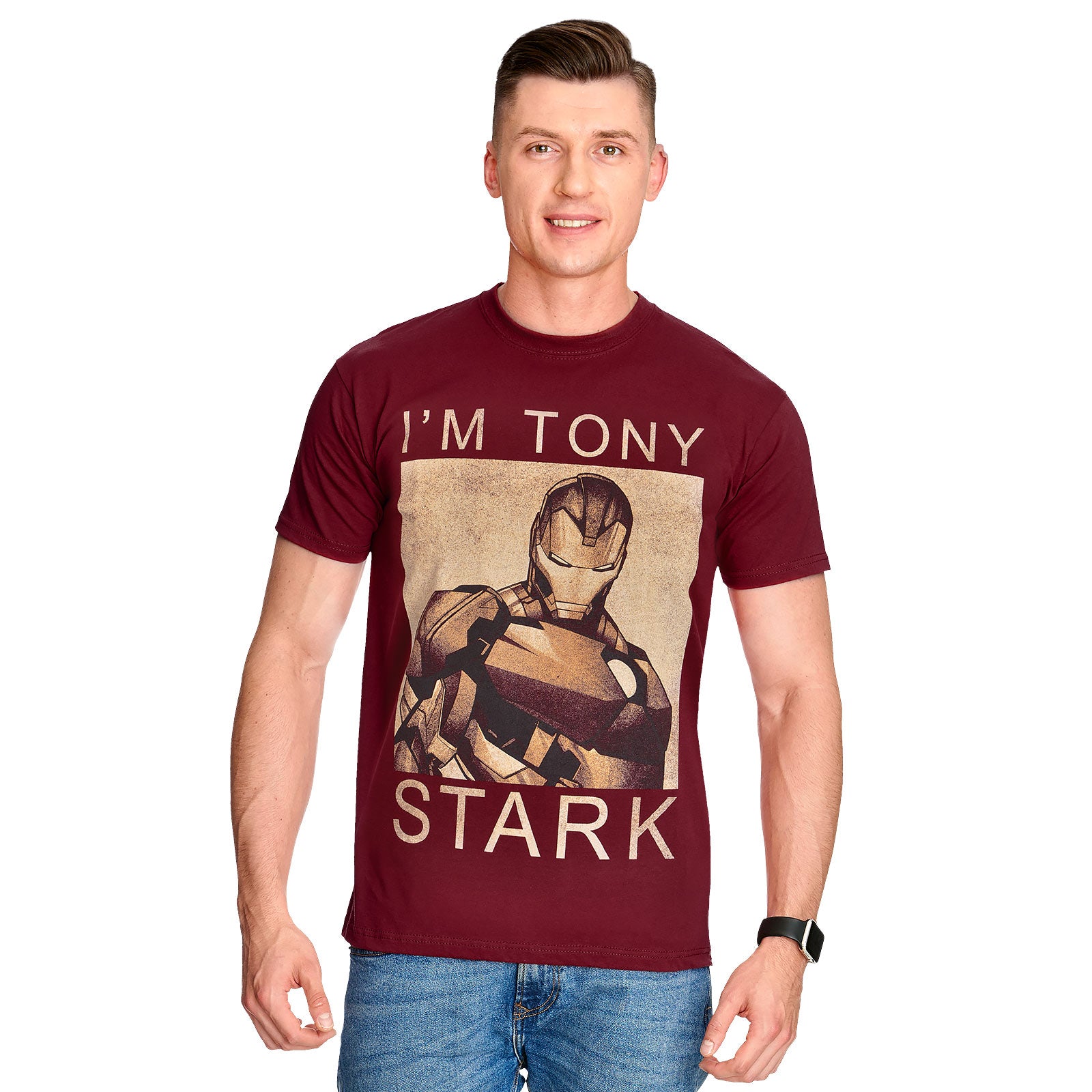 Image produit Iron Man - I'm Tony Stark t-shirt rouge