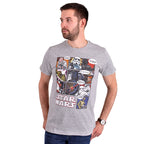 Image produit Star Wars - T-shirt de bande dessinée gris