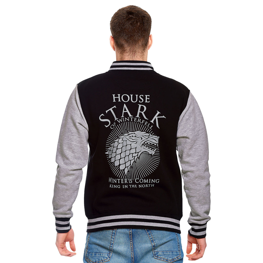Image produit Game of Thrones - Veste de collège House Stark noir-gris