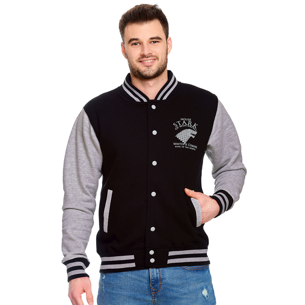 Image produit Game of Thrones - Veste de collège House Stark noir-gris