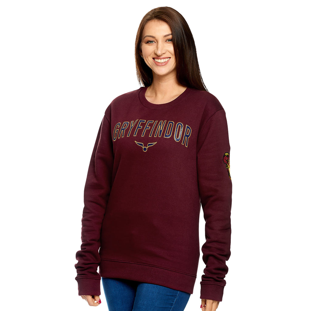 Image produit Harry Potter - Pull d'équipe Gryffondor rouge