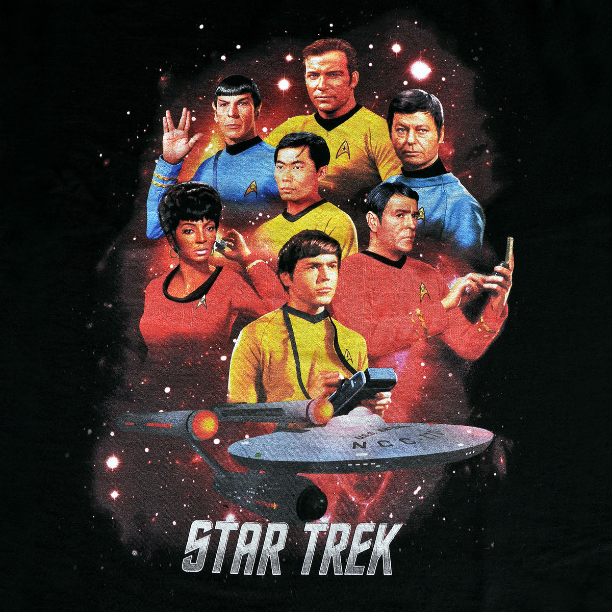 Image produit Star Trek - T-shirt noir de l'équipage de l'Enterprise