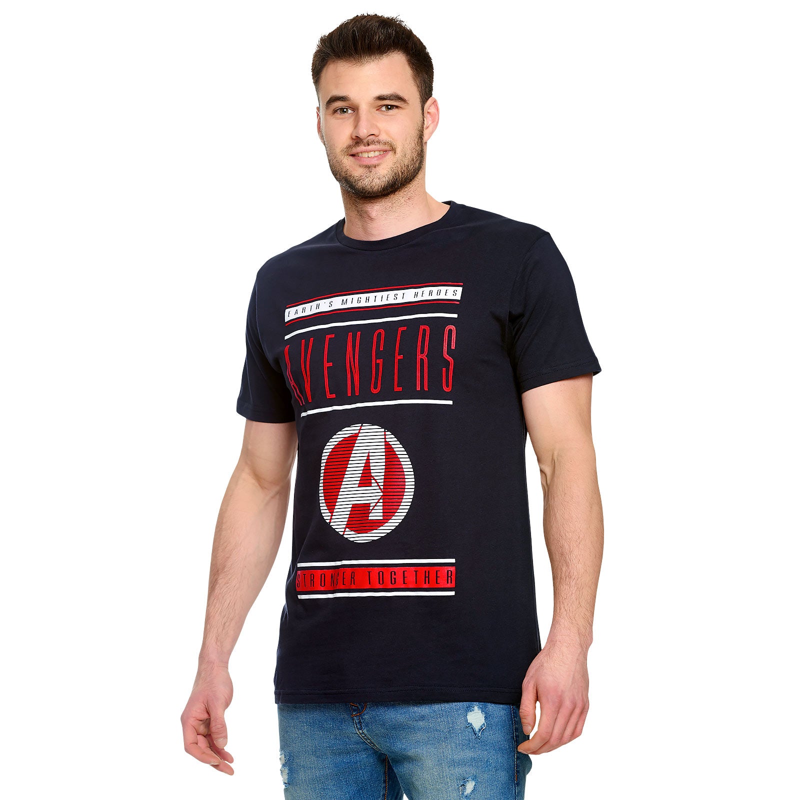 Image produit Avengers - T-shirt Stronger Together bleu