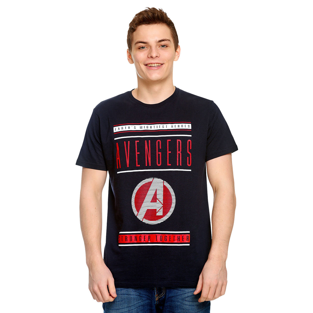 Image produit Avengers - T-shirt Stronger Together bleu