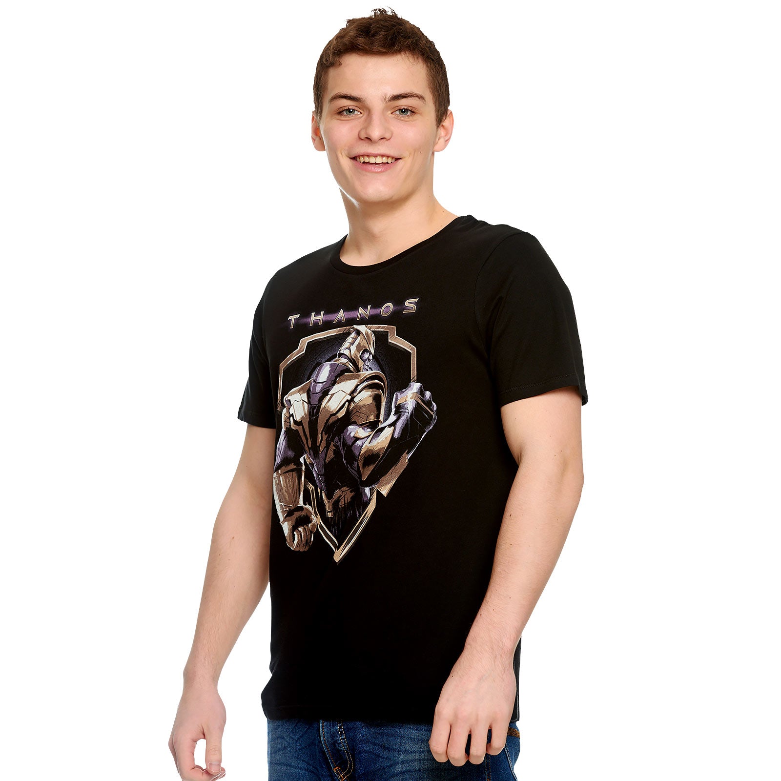 Image produit Avengers - T-shirt Thanos Crest noir