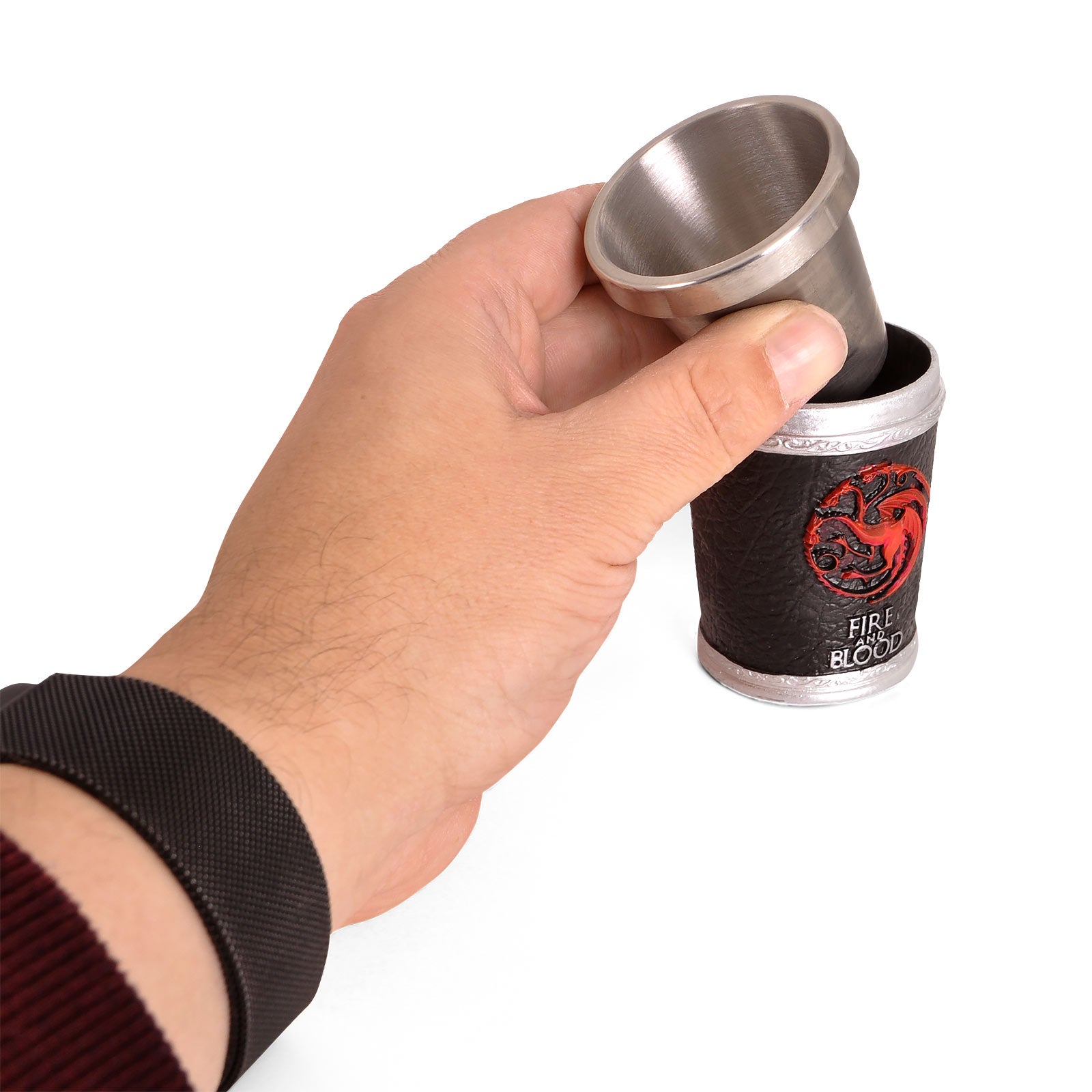 Image produit Game of Thrones - Verre à shot blason Maison Targaryen